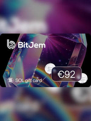BitJem Crypto Gift Card SOL 92 EUR - BitJem Key - 2