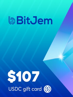 BitJem Crypto Gift Card USDC 107 USD - BitJem Key - 0