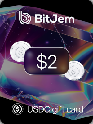 BitJem Crypto Gift Card USDC 2 USD - BitJem Key - 0