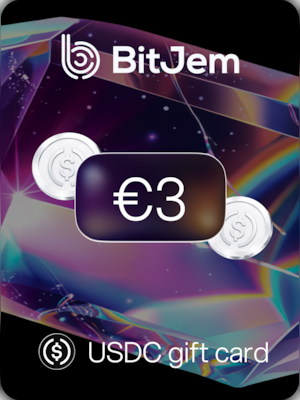 BitJem Crypto Gift Card USDC 3 EUR - BitJem Key - 0