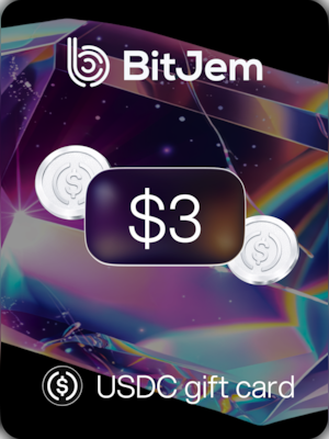 BitJem Crypto Gift Card USDC 3 USD - BitJem Key - 0