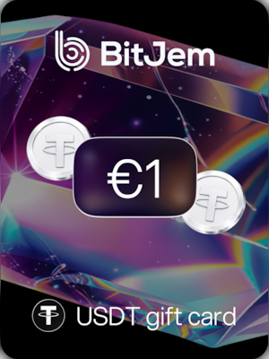 BitJem Crypto Gift Card USDT 1 EUR - BitJem Key - 0