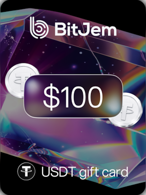 BitJem Crypto Gift Card USDT 100 USD - BitJem Key - 0