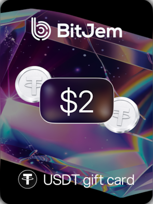BitJem Crypto Gift Card USDT 2 USD - BitJem Key - 0