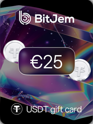 BitJem Crypto Gift Card USDT 25 EUR - BitJem Key - 0