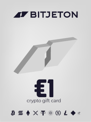 BitJeton Crypto Gift Card 1 EUR - BitJeton Key - GLOBAL - 0