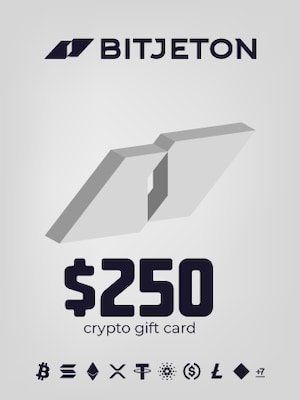 BitJeton Crypto Gift Card 250 USD - BitJeton Key - GLOBAL - 0