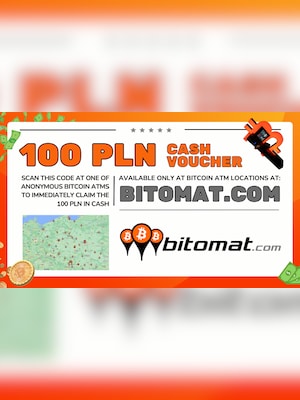 Bitomat Cash Withdrawal Voucher 100 PLN - Bitomat Key - POLAND - 2