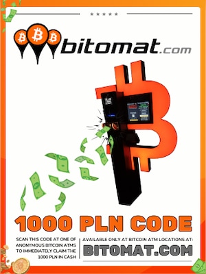 Buy Bitomat Cash Withdrawal Voucher 1000 Pln - Bitomat Key - Poland 