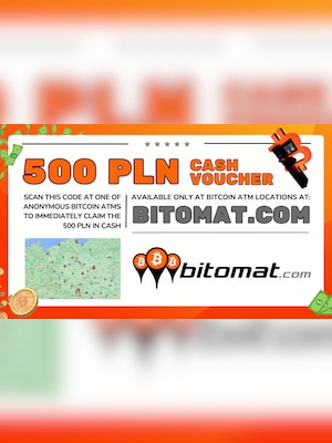 Bitomat Cash Withdrawal Voucher 500 PLN - Bitomat Key - POLAND - 2