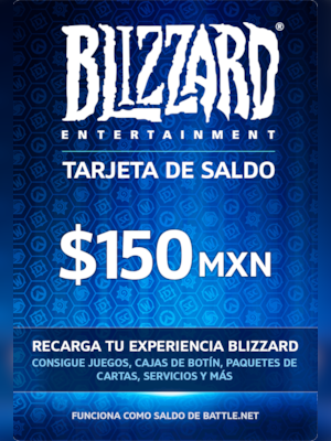 Blizzard Gift Card 150 MXN  - Battle.net Key  - For MXN Currency Only - 0