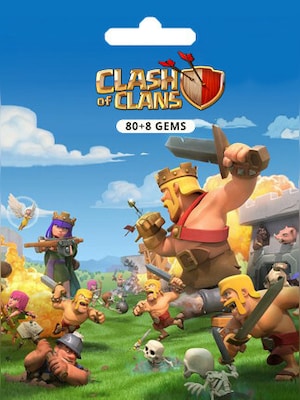 Clash of Clans 80 + 8 Gems - GLOBAL - 0