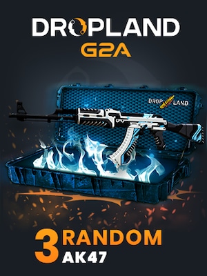 Counter Strike 2 RANDOM 3 CASE AK-47 SKIN - BY DROPLAND.NET Key - GLOBAL - 0