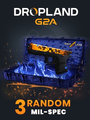 Counter Strike 2 RANDOM 3 CASE MIL-SPEC SKIN - BY DROPLAND.NET Key - GLOBAL - 0