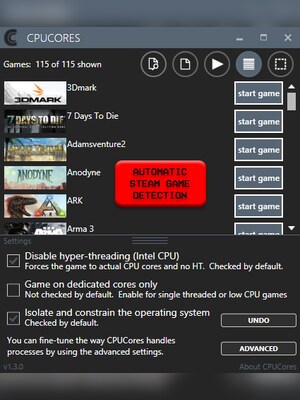 CPUCores :: Maximize Your FPS Steam Gift GLOBAL - 9