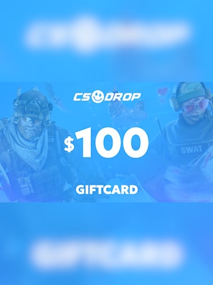 CSDROP Gift Card – CS2 / CS:GO Case Opening (Instant Code) 100 USD - CSDROP.com Key - GLOBAL - 2