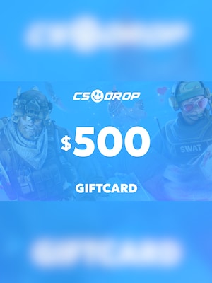 CSDROP Gift Card – CS2 / CS:GO Case Opening (Instant Code) 500 USD - CSDROP.com Key - GLOBAL - 2