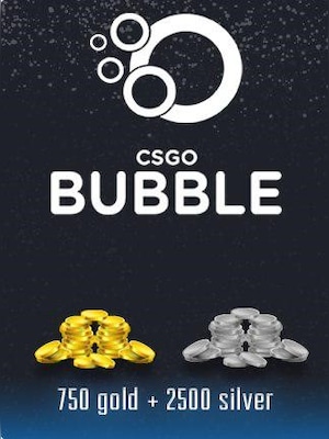 CSGOBUBBLE 750 Gold + 2500 Silver Pack CSGOBUBBLE.COM Key - 0