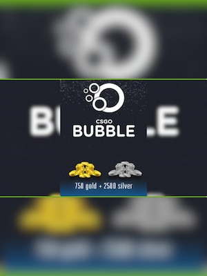 CSGOBUBBLE 750 Gold + 2500 Silver Pack CSGOBUBBLE.COM Key - 2