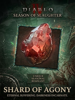 Diablo 4 Items - Season of Slaughter(S12) Softcore 100 x Shard of Agony - BillStore Player Trade - GLOBAL - 0