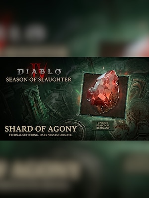 Diablo 4 Items - Season of Slaughter(S12) Softcore 100 x Shard of Agony - BillStore Player Trade - GLOBAL - 2