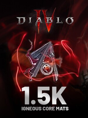 Diablo IV (Season of the Infernal Hordes) - lgneous Core Mats 1.5k - BillStore Player Trade - GLOBAL - 0