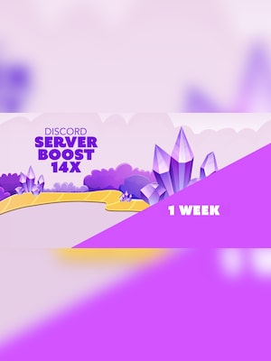 Discord Server Boost 14x 1 Week - Discord Boost Key - GLOBAL - 2