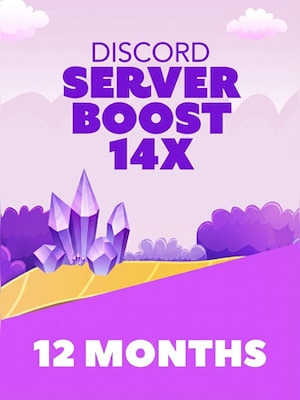 Discord Server Boost (14x) 12 Months - Discord Boost Key - GLOBAL - 0
