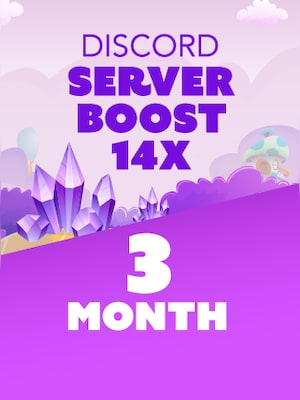 Discord Server Boost 14x 3 Months - Discord Boost Key - GLOBAL - 0