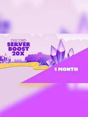Discord Server Boost 20x 1 Month - Discord Boost Activation Link - GLOBAL - 2