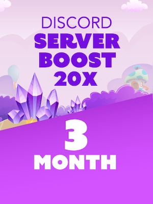 Discord Server Boost 20x 3 Months - Discord Boost Key - GLOBAL - 0