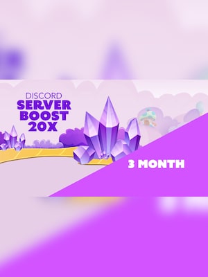 Discord Server Boost 20x 3 Months - Discord Boost Key - GLOBAL - 2