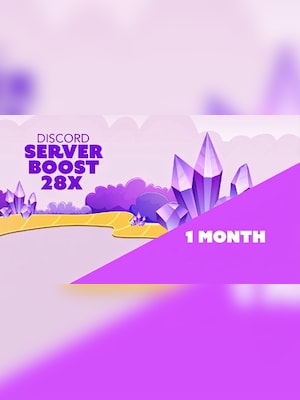 Discord Server Boost 28x 1 Month - Discord Boost Key - GLOBAL - 2