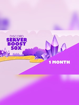 Discord Server Boost 50x 1 Month - Discord Boost Key - GLOBAL - 2