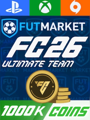 EA SPORTS FC 26 Coins 1000k (PS, Xbox, PC) FUTMarket Comfort Trade - GLOBAL - 0