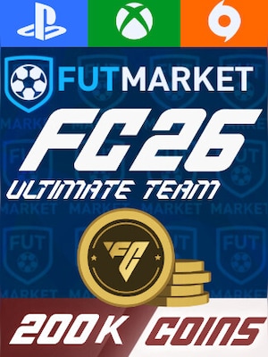 EA SPORTS FC 26 Coins 200k (PS, Xbox, PC) FUTMarket Comfort Trade - GLOBAL - 0