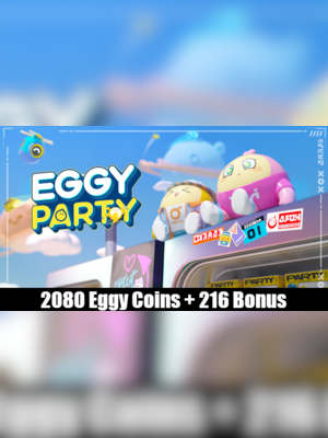 Eggy Party 2080 eggy coins + 216 Bonus - GLOBAL - 2