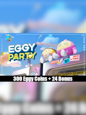 Eggy Party 300 eggy coins + 24 Bonus - GLOBAL - 2