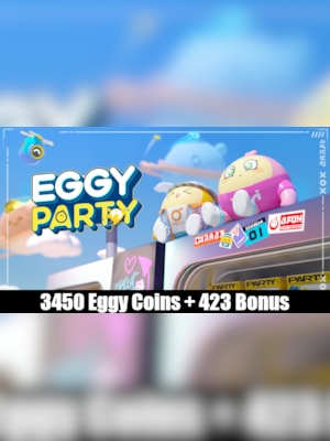 Eggy Party 3450 eggy coins + 423 Bonus - GLOBAL - 2