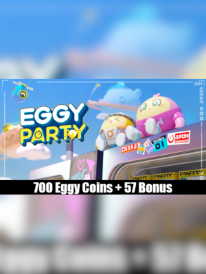 Eggy Party 700 eggy coins + 57 Bonus - GLOBAL - 2