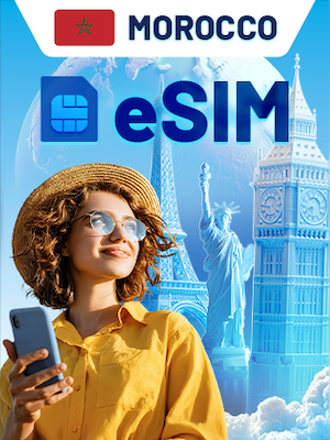 eSIM (Android, iOS) 1 GB, 30 Days - MOROCCO - 0