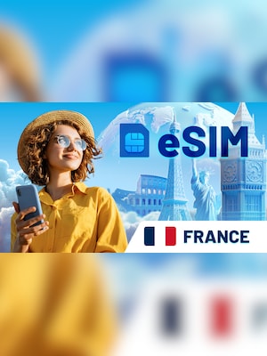 eSIM (Android, iOS) 10 GB, 7 Days - FRANCE - 2