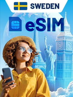 eSIM (Android, iOS) 25 GB, 30 Days - SWEDEN - 0
