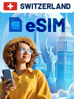 eSIM (Android, iOS) 25 GB, 30 Days - SWITZERLAND - 0
