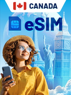 eSIM (Android, iOS) 3 GB, 7 Days - CANADA - 0