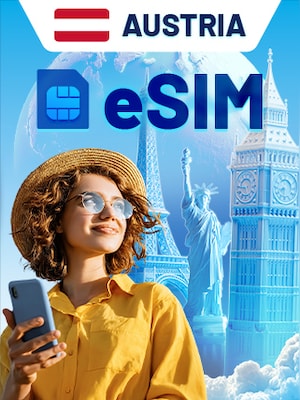 eSIM (Android, iOS) 50 GB, 90 Days - AUSTRIA - 0