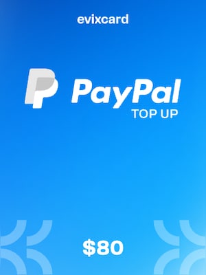 EvixCard PayPal Gift Card 80 USD - By EvixCard Key - GLOBAL - 0