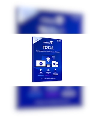 F‑Secure Total (PC, Android, Mac, iOS) 3 Devices, 1 Year - F-Secure Key - GLOBAL - 2