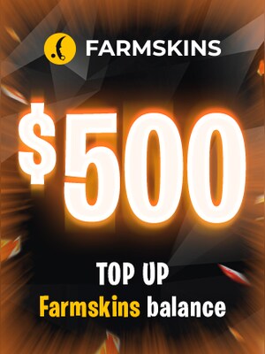 Farmskins Wallet Card 500 USD - FARMSKINS.COM Key - GLOBAL - 0