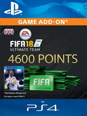 FIFA 18 Ultimate Team PSN GERMANY 4600 Points Key PS4 - 0